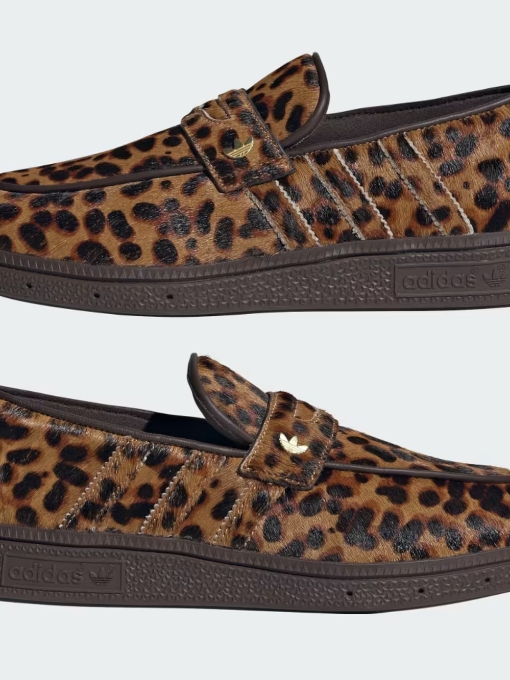 Adidas Women's Leopard Print Loafer - Brown - Picture 7 of 12